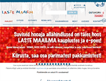Tablet Screenshot of lastemaailm.ee
